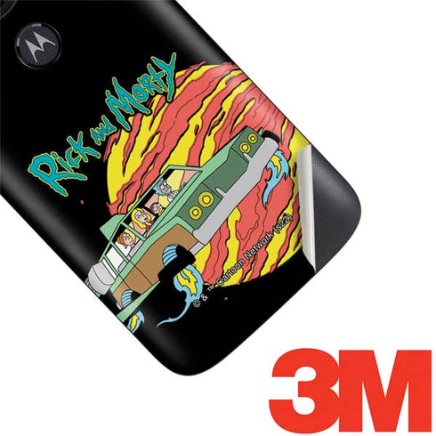 Adult Swim Rick and Morty Family Wagon Moto E5 Play Skin